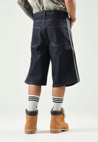 ADIDAS ORIGINALS Shorts FIREBIRD ADICOLOR JORTS indig blu per uomo e donna con iconiche 3-stripes KS6882 . ADIDAS ORIGINALS 