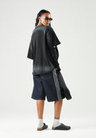 ADIDAS ORIGINALS Shorts FIREBIRD ADICOLOR JORTS indig blu per uomo e donna con iconiche 3-stripes KS6882 . ADIDAS ORIGINALS 