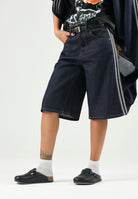 ADIDAS ORIGINALS Shorts FIREBIRD ADICOLOR JORTS indig blu per uomo e donna con iconiche 3-stripes KS6882 . ADIDAS ORIGINALS 