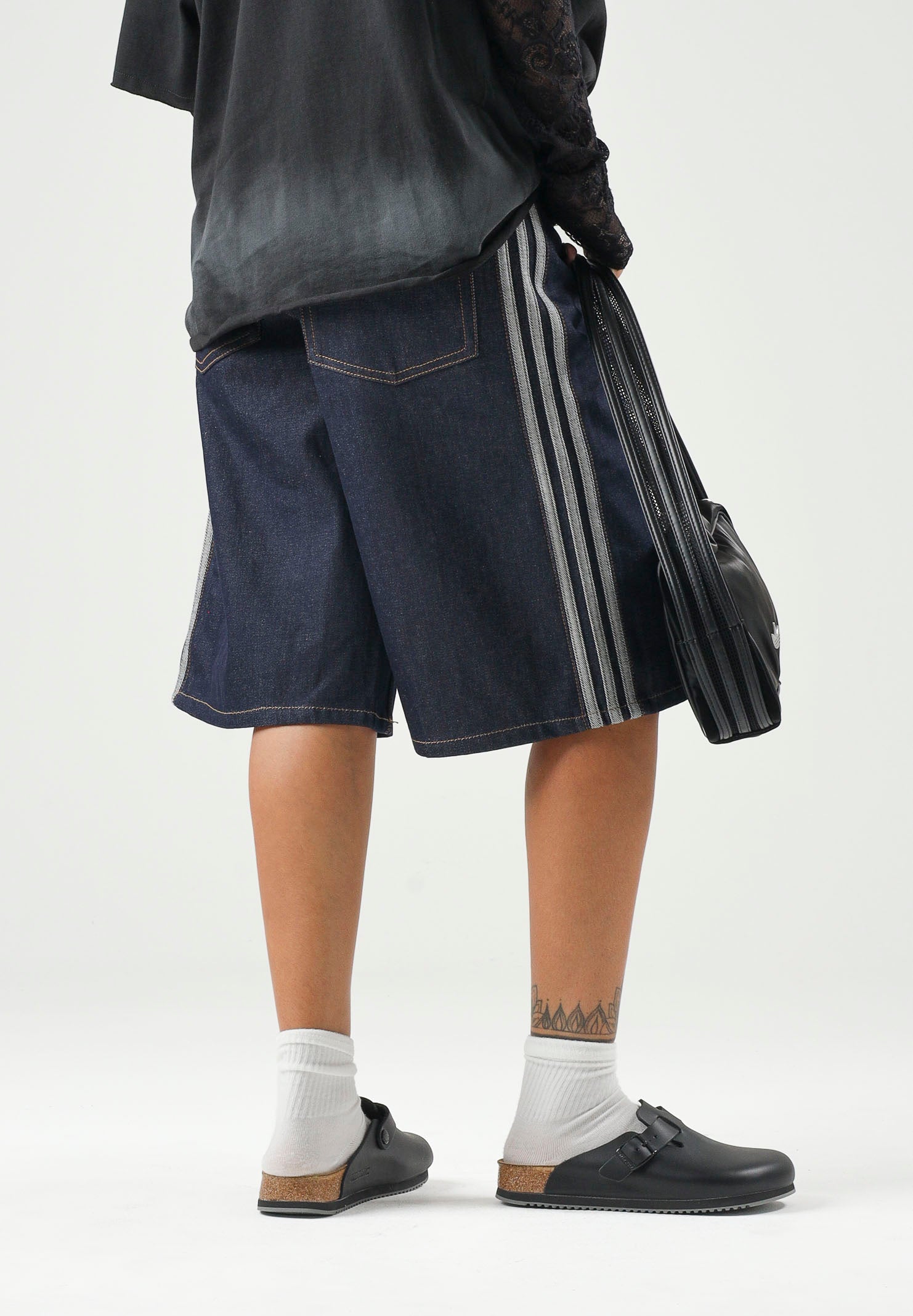ADIDAS ORIGINALS Shorts FIREBIRD ADICOLOR JORTS indig blu per uomo e donna con iconiche 3-stripes KS6882 . ADIDAS ORIGINALS 