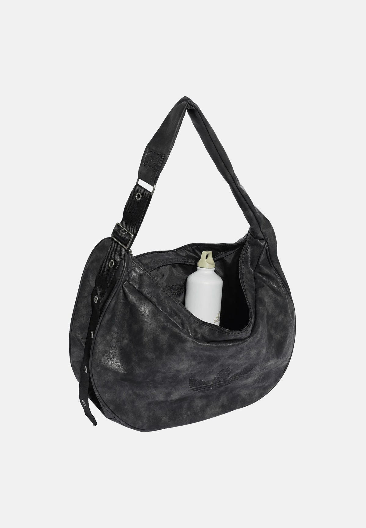 ADIDAS ORIGINALS Borsa a spalla Moon in PU con borchie nera da donna. KS6911 . ADIDAS ORIGINALS 