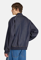 ADIDAS ORIGINALS Giubbotto SST ADICOLOR DENIM blu da uomo , con iconiche 3-Stripes KS6926 . ADIDAS ORIGINALS 