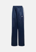 ADIDAS ORIGINALS Pantaloni SATIN SST LOOSE TRACKPANTS blu da donna con iconiche strisce a contrasto e vita elasticizzata KS7339 . ADIDAS ORIGINALS 