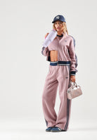 ADIDAS ORIGINALS Pantaloni sportivi FIREBIRD LOOSE TRACK PANTS Magic mauve-indigo, rosa malva e blu da donna KS7349 . ADIDAS ORIGINALS 