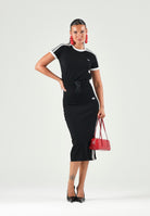ADIDAS ORIGINALS T-shirt Black white e nero da donna con 3-stripes iconico KS7375 . ADIDAS ORIGINALS 