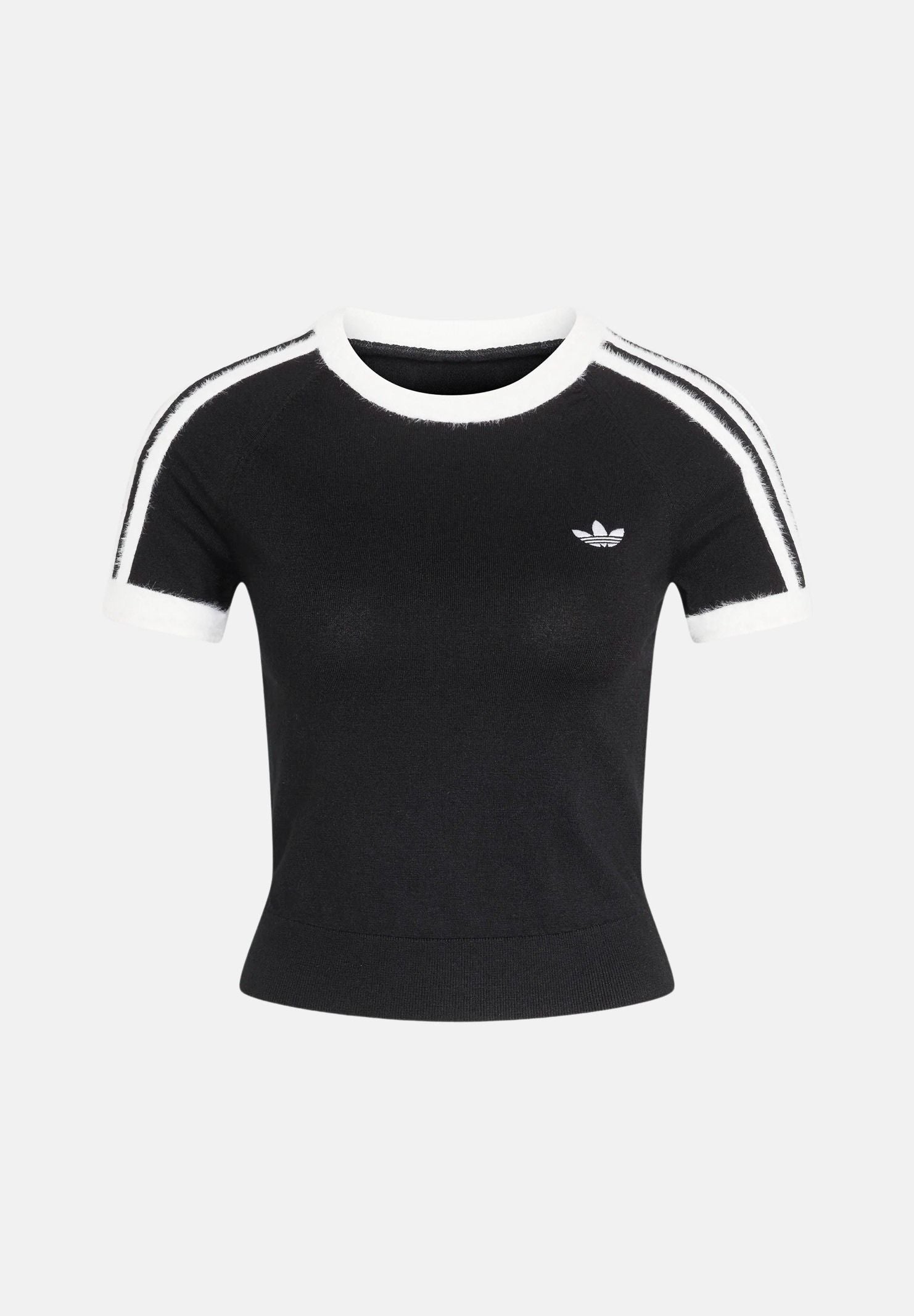 ADIDAS ORIGINALS T-shirt Black white e nero da donna con 3-stripes iconico KS7375 . ADIDAS ORIGINALS 