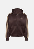 ADIDAS ORIGINALS Felpa ADICOLOR SPACER OVERSIZED Aurora Coffee marrone da uomo con cappuccio KS7426 . ADIDAS ORIGINALS 