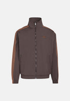 ADIDAS ORIGINALS Giacca FIREBIRD WOVEN T Aurora Coffee-marrone da uomo con logo Trefoil ricamato. KS7492 . ADIDAS ORIGINALS 