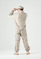ADIDAS ORIGINALS Felpa con zip  FIREBIRD WOVEN  kaki beige da uomo<BR/> KS7494 . ADIDAS ORIGINALS 