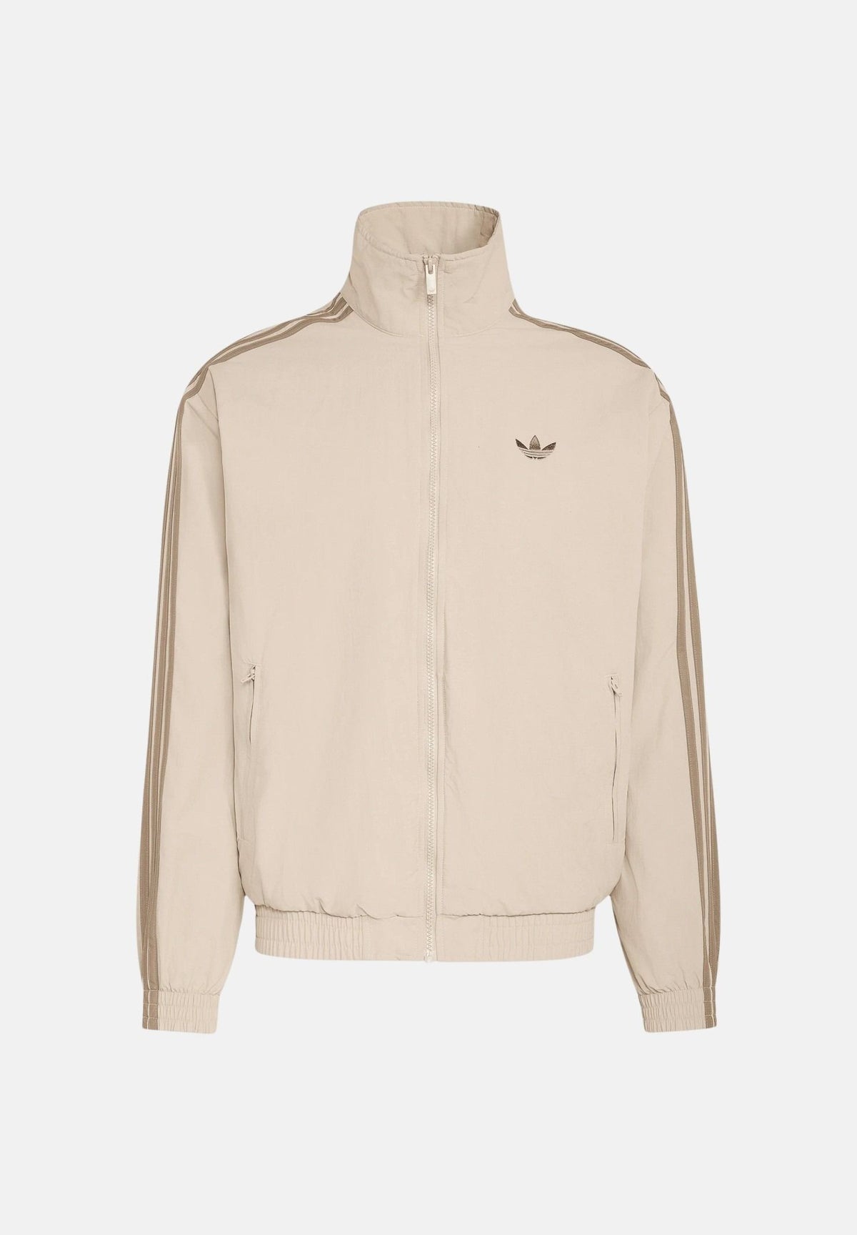 ADIDAS ORIGINALS Felpa con zip  FIREBIRD WOVEN  kaki beige da uomo<BR/> KS7494 . ADIDAS ORIGINALS 