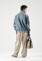ADIDAS ORIGINALS Pantaloni OVERSIZED khaki beige da uomo con iconiche 3 stripes KS7527 . ADIDAS ORIGINALS 