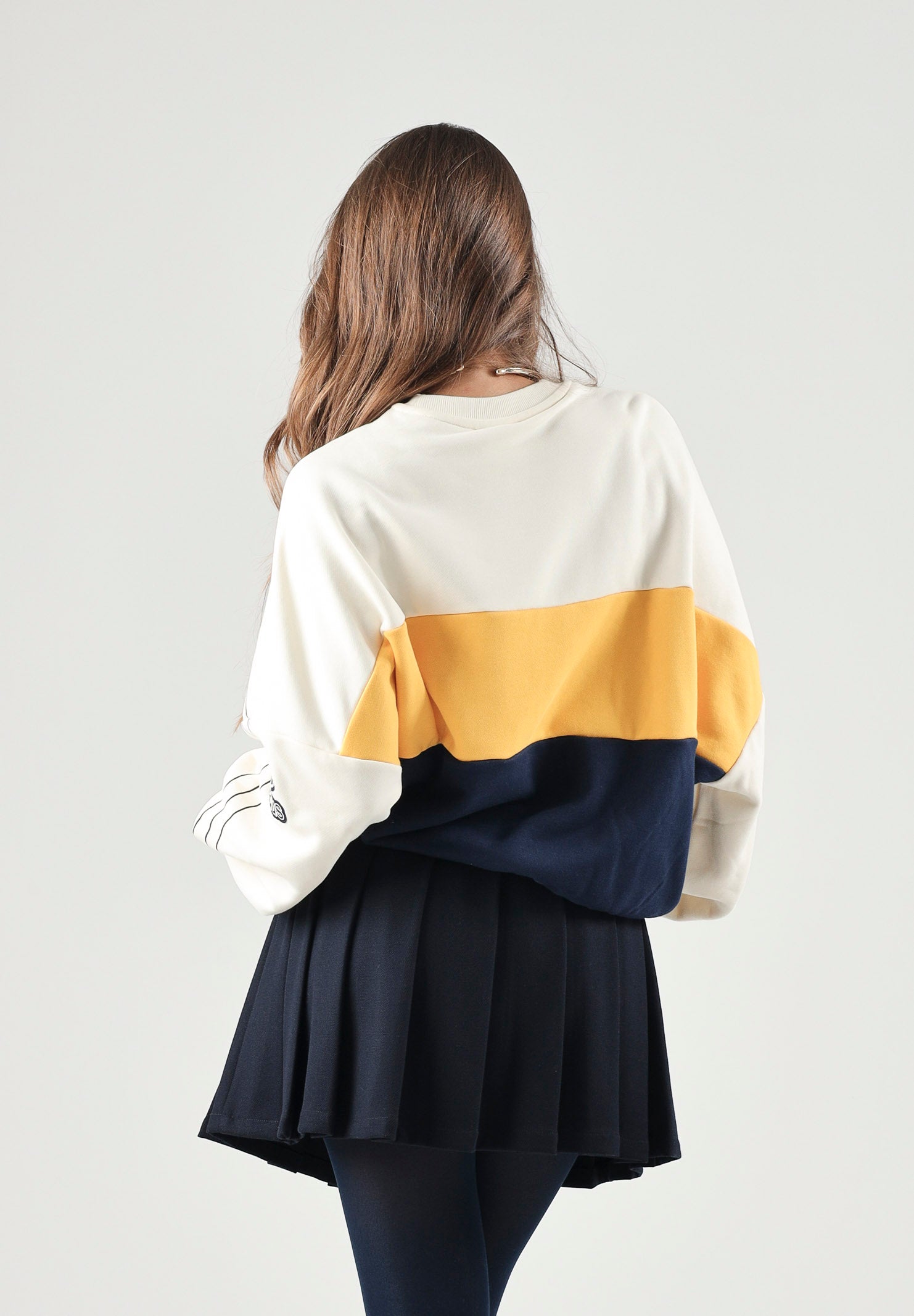 ADIDAS ORIGINALS Felpa ORIGINALS CREWNECK Cream White-vaniglia per uomo e donna KS8191 . ADIDAS ORIGINALS 
