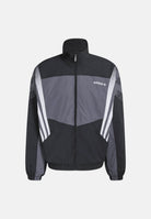 ADIDAS ORIGINALS Giacca a vento SANTIAGO nera e grigia da uomo KS8326 . ADIDAS ORIGINALS 