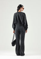 ADIDAS ORIGINALS Giacca SST DOUBLE LAYERED nero da donna con costruzione a doppio strato KS9141 . ADIDAS ORIGINALS 