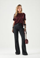 ADIDAS ORIGINALS  Pantaloni  SST BOOTCUT PANT neri da donna<BR/> KS9168 . ADIDAS ORIGINALS 