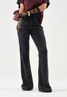 ADIDAS ORIGINALS  Pantaloni  SST BOOTCUT PANT neri da donna<BR/> KS9168 . ADIDAS ORIGINALS 