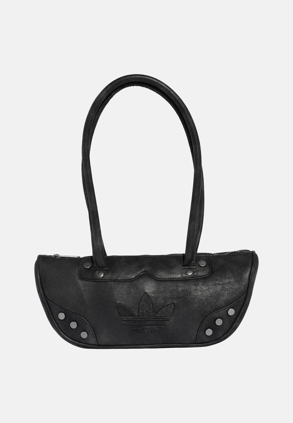 ADIDAS ORIGINALS Borsa BOWLING BAG STUDS nero per uomo e donna con borchie metalliche laterali KS9292 . ADIDAS ORIGINALS 