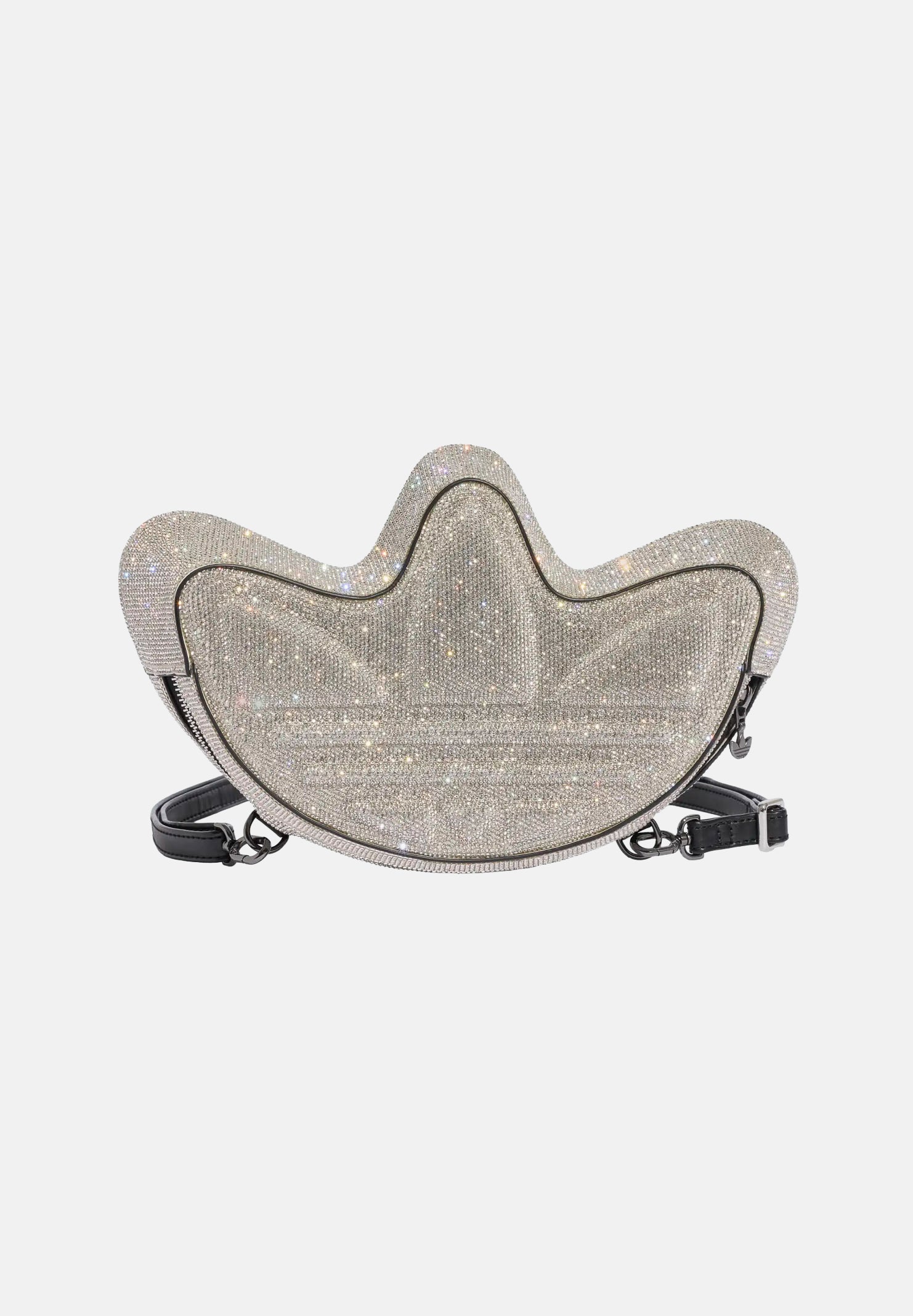 ADIDAS ORIGINALS Borsa BORSA TRIFOGLIO CON STRASS Silver Metallic argento unisex. KS9294 . ADIDAS ORIGINALS 