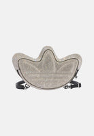 ADIDAS ORIGINALS Borsa mini TRIFOGLIO CON STRASS Silver-argento da donna con rifinitura in strass KS9294 . ADIDAS ORIGINALS 