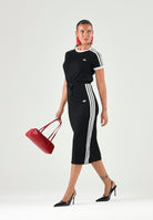 ADIDAS ORIGINALS Gonna GONNA IN MAGLIA Black / White, nero e bianco, donna. KS9373 . ADIDAS ORIGINALS 