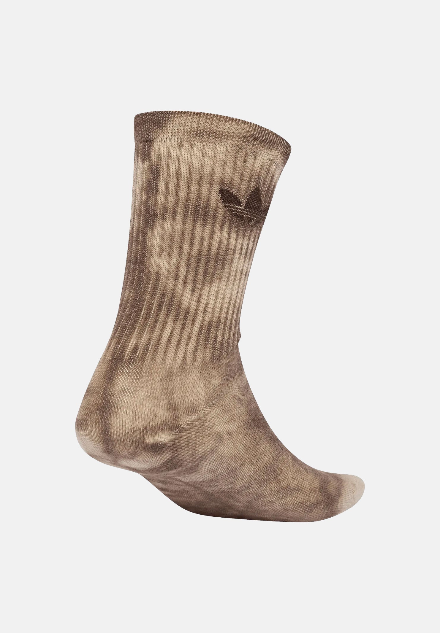 ADIDAS ORIGINALS Calzini 3 paia TIE  DYE beige per uomo e donna con mini logo KS9416 . ADIDAS ORIGINALS 