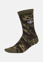 ADIDAS ORIGINALS  calzini Camo Crew Sock 2 Pairs Olive Strata/Aurora Coffee verde oliva e marrone unisex KS9434 . ADIDAS ORIGINALS 