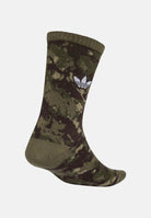 ADIDAS ORIGINALS  calzini Camo Crew Sock 2 Pairs Olive Strata/Aurora Coffee verde oliva e marrone unisex KS9434 . ADIDAS ORIGINALS 