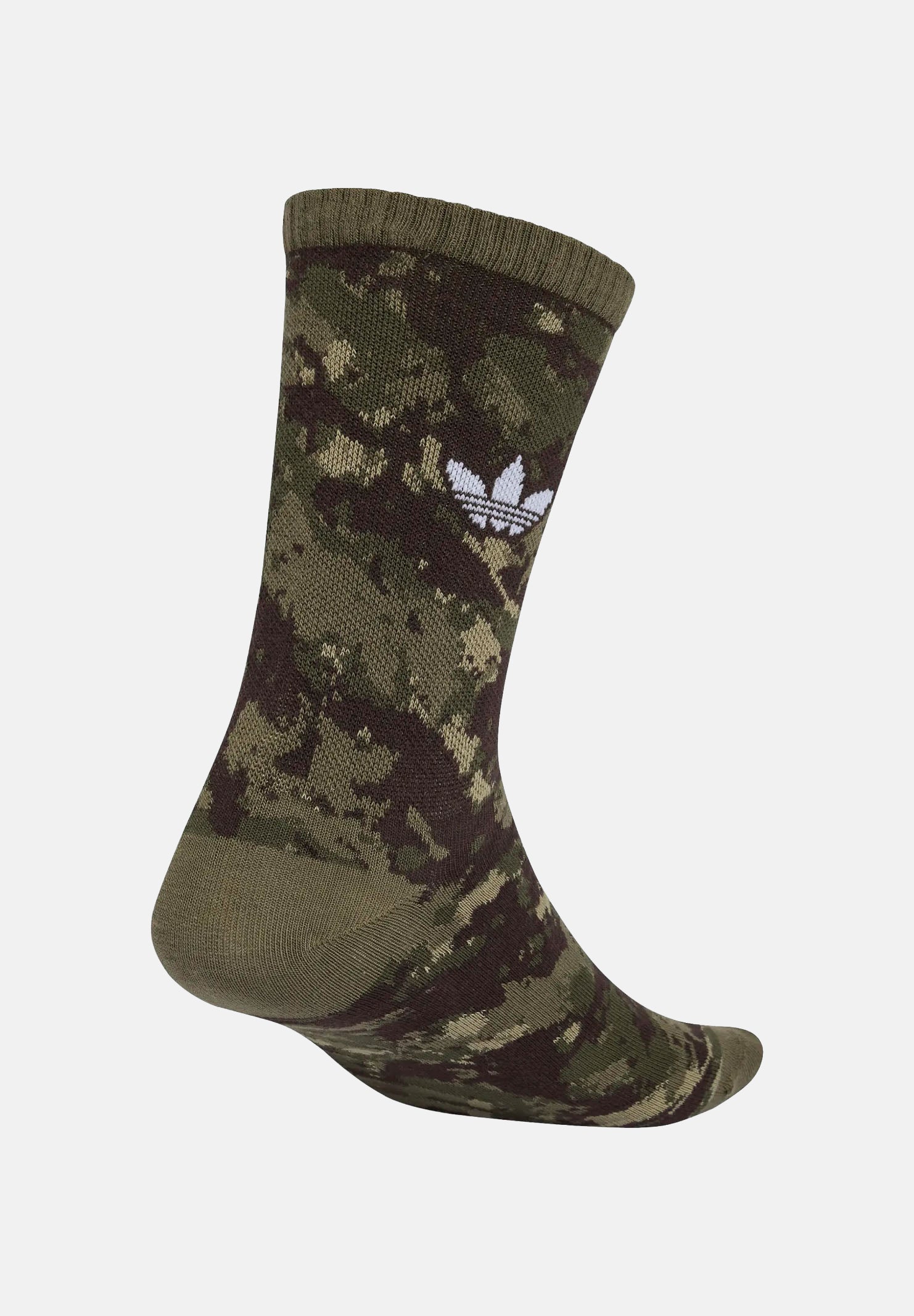 ADIDAS ORIGINALS  calzini Camo Crew Sock 2 Pairs Olive Strata/Aurora Coffee verde oliva e marrone unisex KS9434 . ADIDAS ORIGINALS 