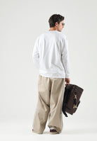 ADIDAS ORIGINALS T-shirt TREFOIL ESSENTIALS bianco da uomo con logo iconico KS9802 . ADIDAS ORIGINALS 