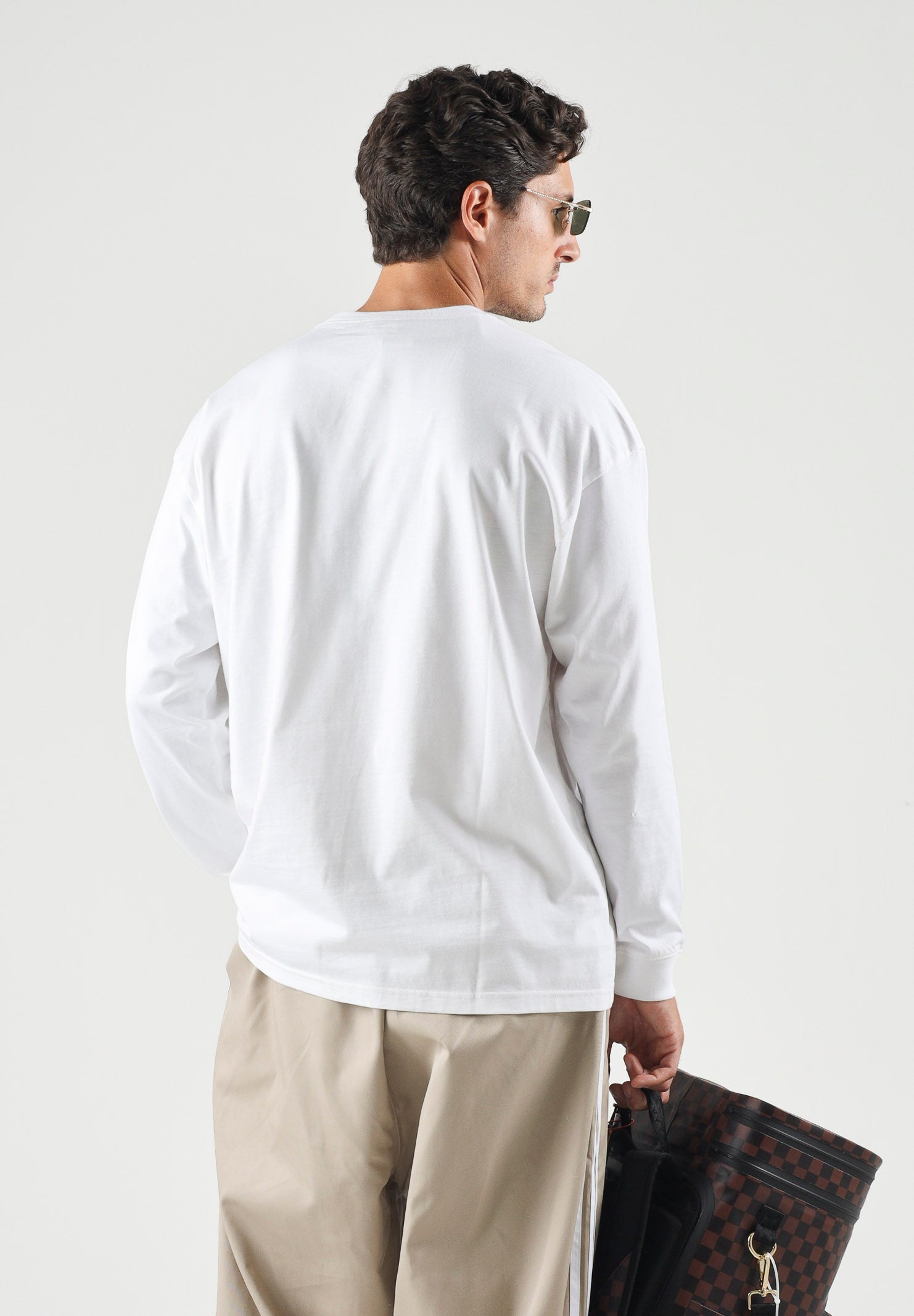ADIDAS ORIGINALS T-shirt TREFOIL ESSENTIALS bianco da uomo con logo iconico KS9802 . ADIDAS ORIGINALS 