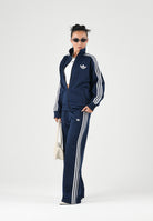 ADIDAS ORIGINALS Pantaloni FIREBIRD WIDE LEG blu da donna con gamba ampia e pieghe centrali stirate KS9976 . ADIDAS ORIGINALS 