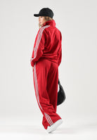 ADIDAS ORIGINALS Pantaloni ADIBREAK TRACK PANTS rosso per donna con bottoni a pressione laterali. KS9977 . ADIDAS ORIGINALS 
