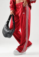 ADIDAS ORIGINALS Pantaloni ADIBREAK TRACK PANTS rosso per donna con bottoni a pressione laterali. KS9977 . ADIDAS ORIGINALS 