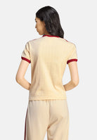 ADIDAS ORIGINALS T-shirt PINSTRIPES manica corta warm vanilla, avorio-crema con motivo gessato. KS9994 . ADIDAS ORIGINALS 