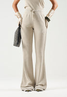 ADIDAS ORIGINALS Pantaloni SST BOOTCUT PANT Khaki Three beige da donna KT1915 . ADIDAS ORIGINALS 