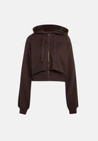 ADIDAS ORIGINALS Felpa SST DOUBLE FRONT auco-marrone da donna con doppio pannello frontale KT1922 . ADIDAS ORIGINALS 
