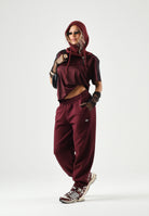 ADIDAS ORIGINALS Pantaloni ESSENTIALS LOOSE FLEECE marron-bordeaux, da donna<BR/> KT2265 . ADIDAS ORIGINALS 