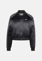 ADIDAS ORIGINALS Giubbotto SATIN SST nero da donna  in raso con dettagli sportivi. KT2648 . ADIDAS ORIGINALS 
