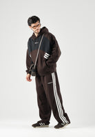 ADIDAS ORIGINALS Felpa con cappuccio SPACER TEAMGEIST aurora coffé-marrone da uomo KT4297 . ADIDAS ORIGINALS 