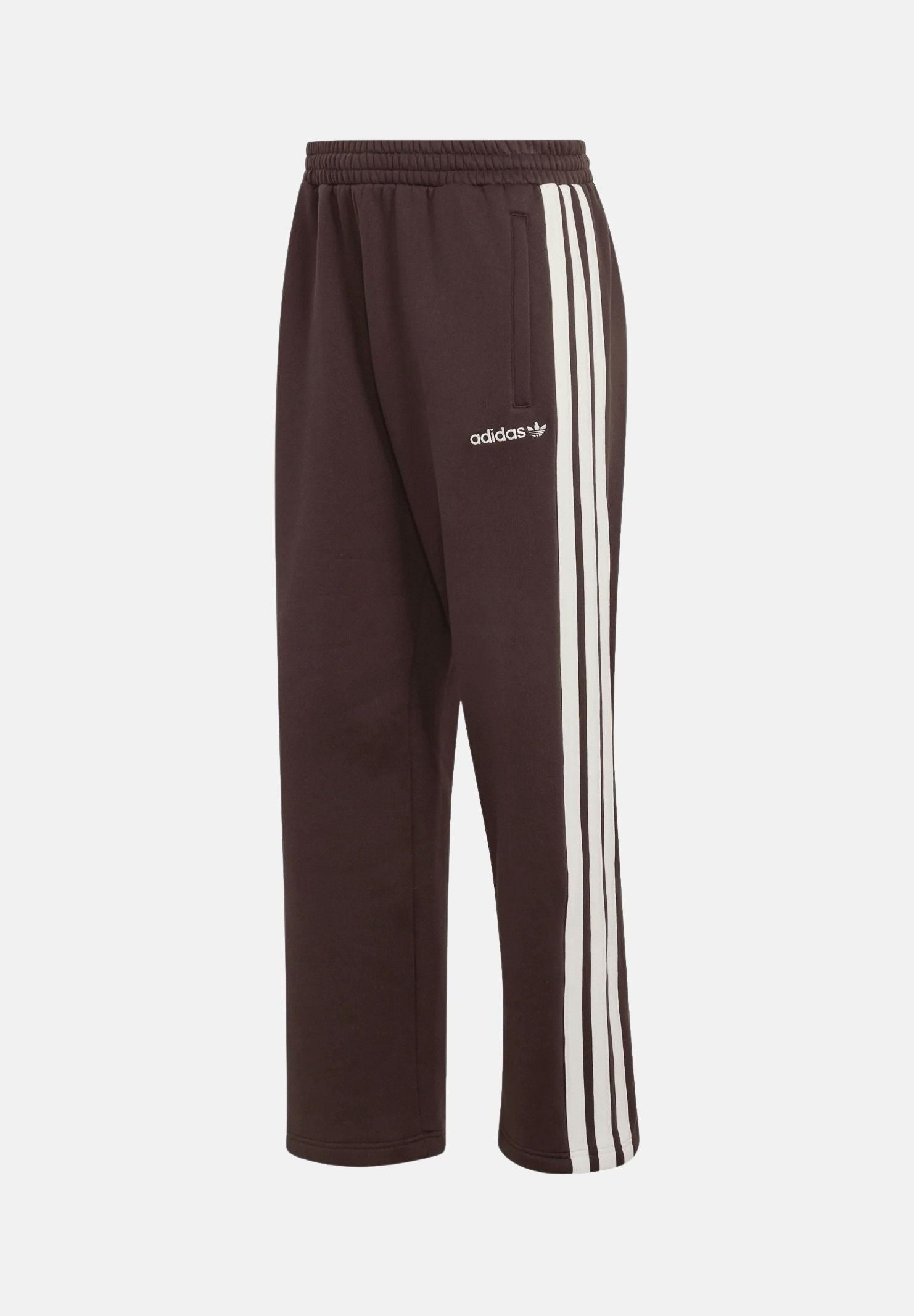 ADIDAS ORIGINALS Pantaloni CUTLINE SWEATPANTS Aurora Coffee da uomo , con taglio ampio KT4298 . ADIDAS ORIGINALS 