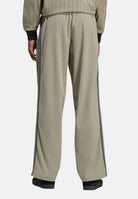ADIDAS ORIGINALS Pantaloni FIREBIRD CORDUROY Silver Pebble beige uomo con gamba ampia KT4338 . ADIDAS ORIGINALS 