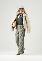 ADIDAS ORIGINALS Pantaloni FIREBIRD CORDUROY Silver beige per uomo e donna con gamba ampia KT4338 . ADIDAS ORIGINALS 