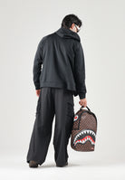 ADIDAS ORIGINALS Felpa con zip TREFOIL ESSENTIALS SPACER nera da uomo con cappuccio KT4620 . ADIDAS ORIGINALS 