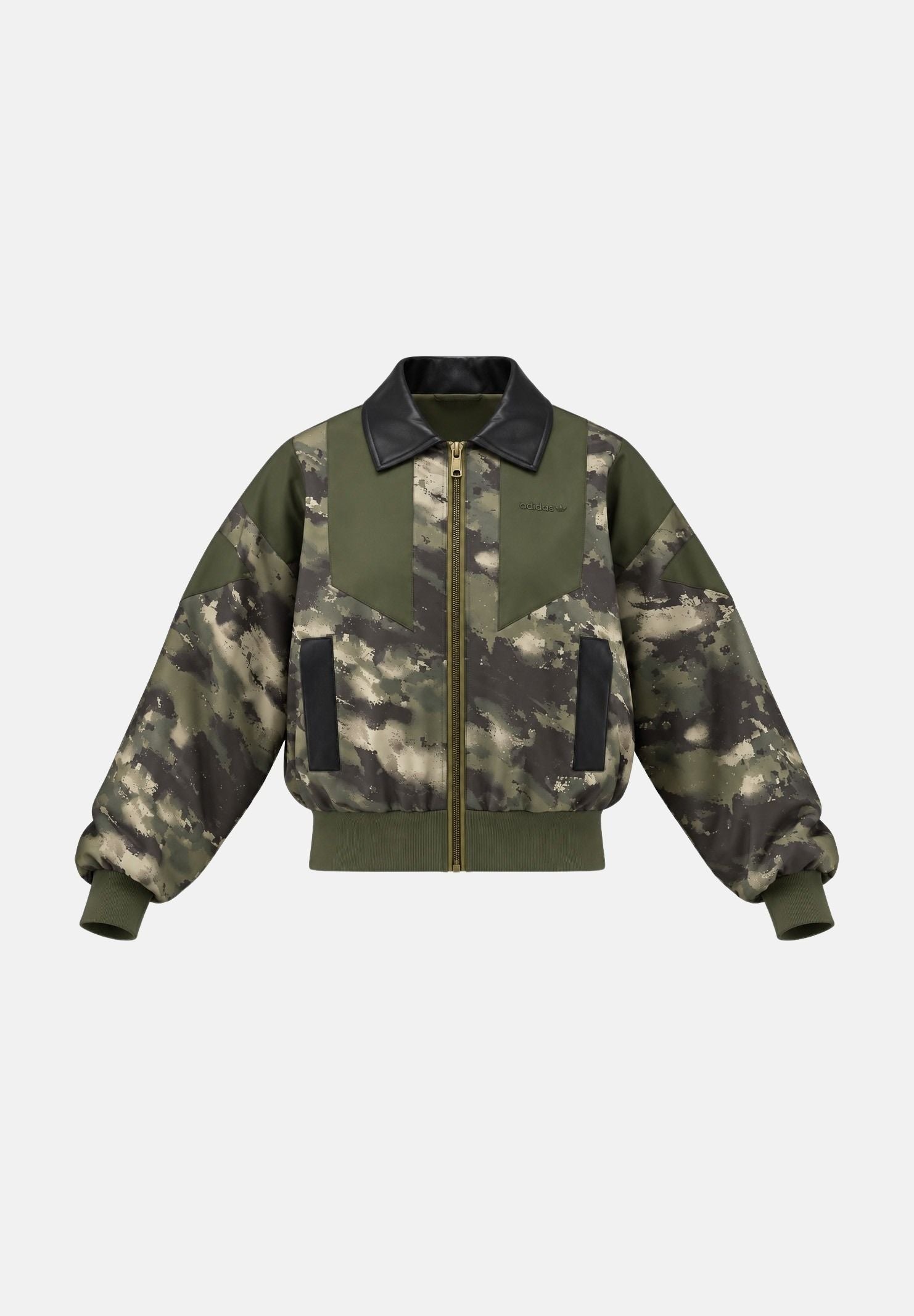 ADIDAS ORIGINALS Bomber-giacca EQT AOP BOMBER verde militare da donna con fantasia camouflage KT4701 . ADIDAS ORIGINALS 
