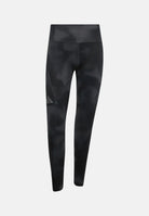 ADIDAS ORIGINALS Leggings nero da donna con design stampato e iconici dettagli sportivi a contrasto. KT4771 . ADIDAS ORIGINALS 