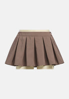 ADIDAS ORIGINALS Gonna WOVEN SKIRT colore Trace Brown, marrone, donna. KU0502 . ADIDAS ORIGINALS 