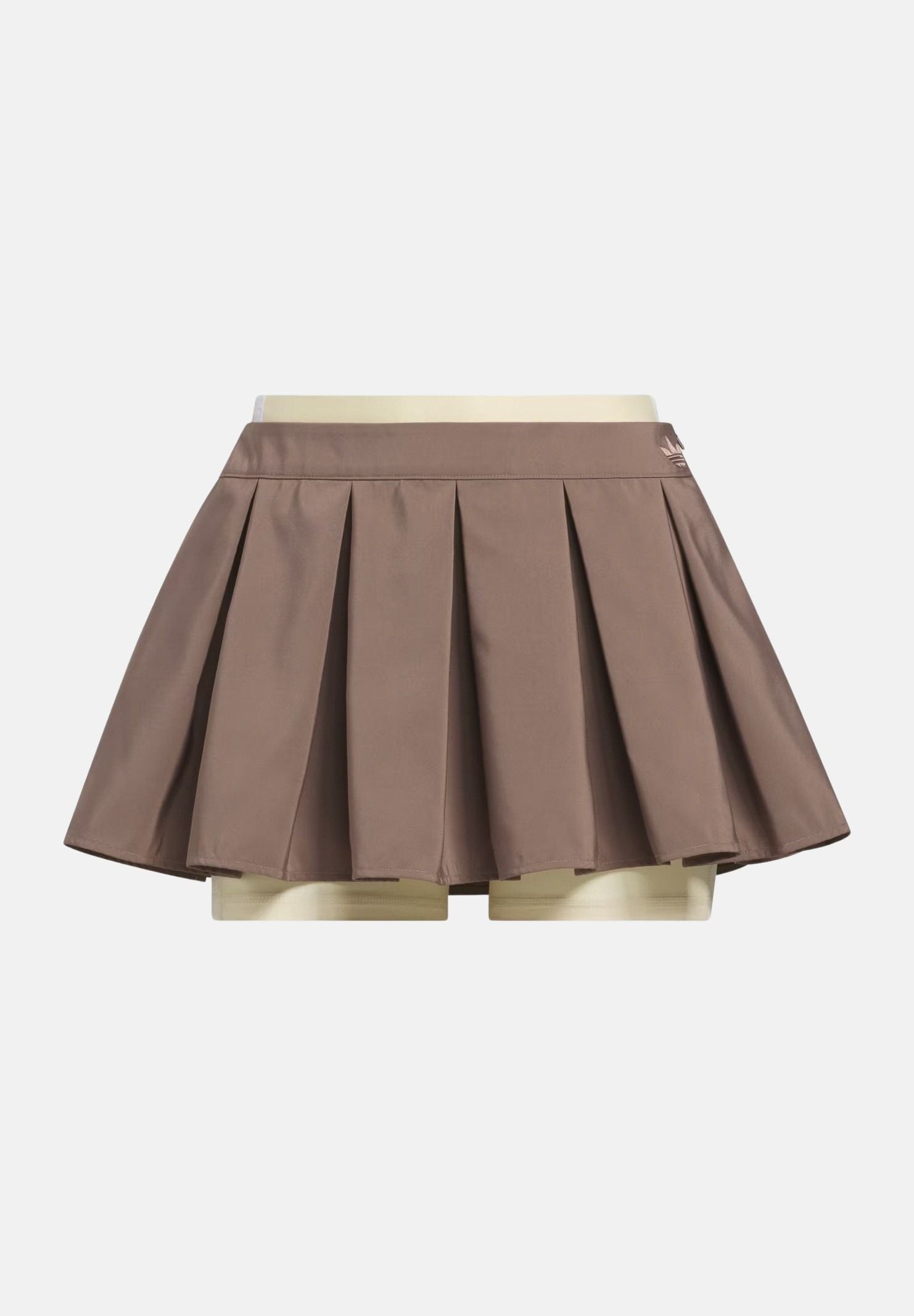 ADIDAS ORIGINALS Gonna WOVEN SKIRT colore Trace Brown, marrone, donna. KU0502 . ADIDAS ORIGINALS 