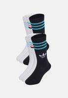 ADIDAS ORIGINALS Calze CALZINI A 3 STRISCE CREW 6 PAIA unisex bambino KU2006 . ADIDAS ORIGINALS 