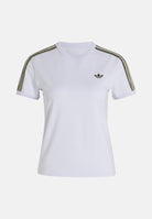 ADIDAS ORIGINALS T-shirt 3 STRIPES SLIM TEE Eropur Olys  lilla e verde  da donna KU8191 . ADIDAS ORIGINALS 