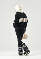 ADIDAS ORIGINALS Leggings W SEAMLESS nero da donna con vita alta e logo Trefoil. KU9745 . ADIDAS ORIGINALS 